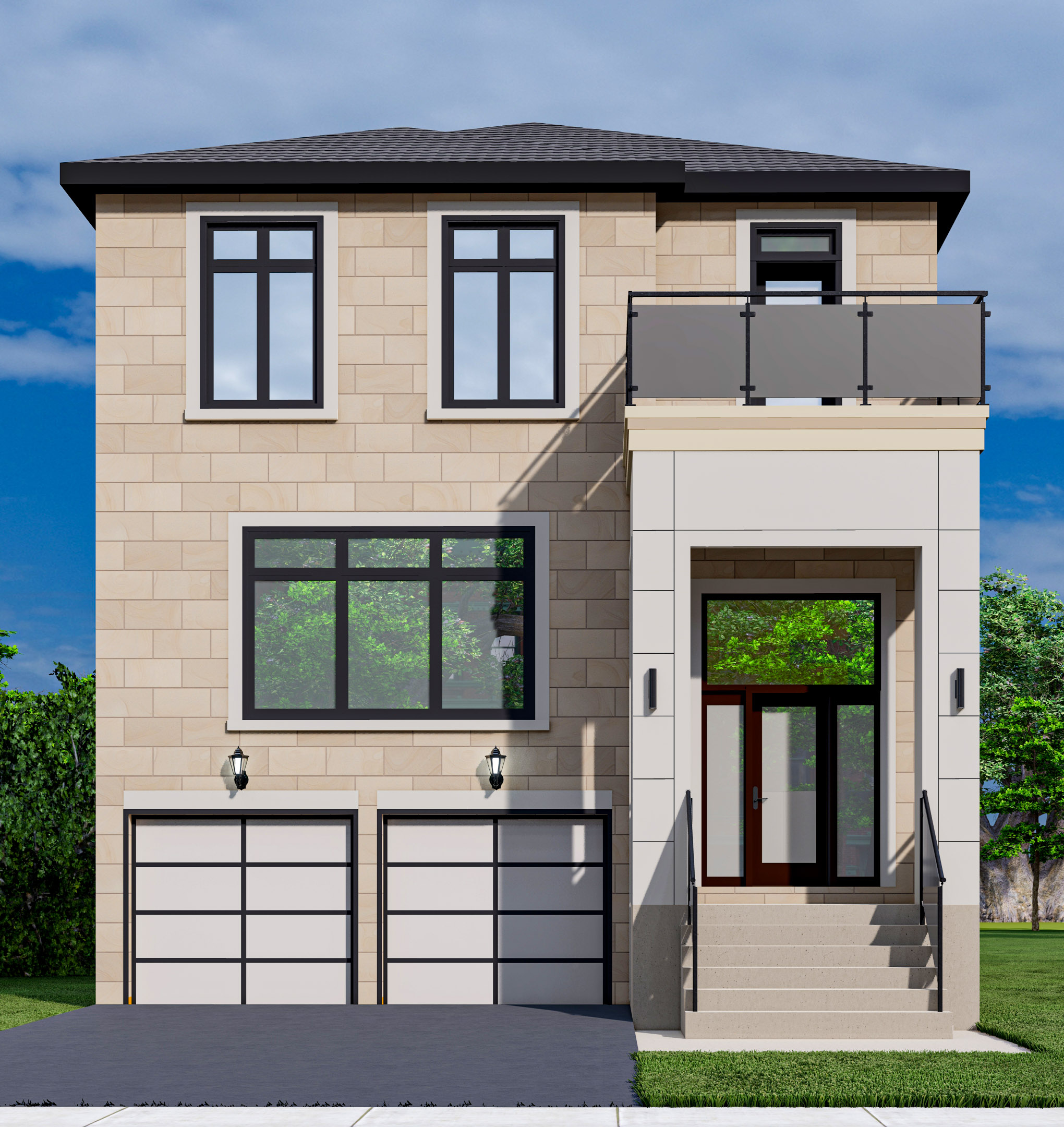 The Athabasca detached Homes - Smart Castle Homes